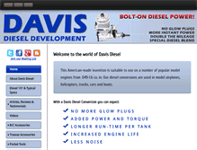 Tablet Screenshot of davisdieseldevelopment.com